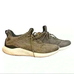 Adidas Bounce Sneakers, Olive Green, Size 7